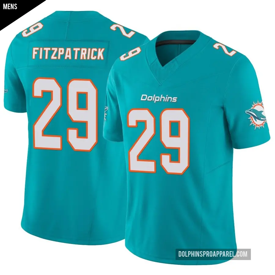 Men's Miami Dolphins ＃29 Minkah Fitzpatrick Aqua Limited Vapor F.U.S.E. Jersey