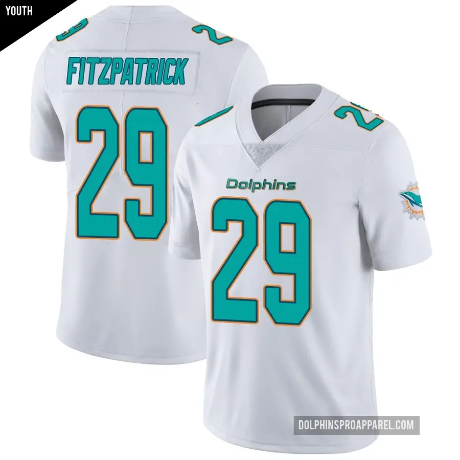 Youth Miami Dolphins ＃29 Minkah Fitzpatrick White limited Vapor Untouchable Jersey